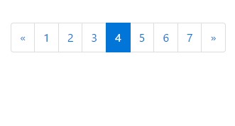 Bootstrap pagination active  status