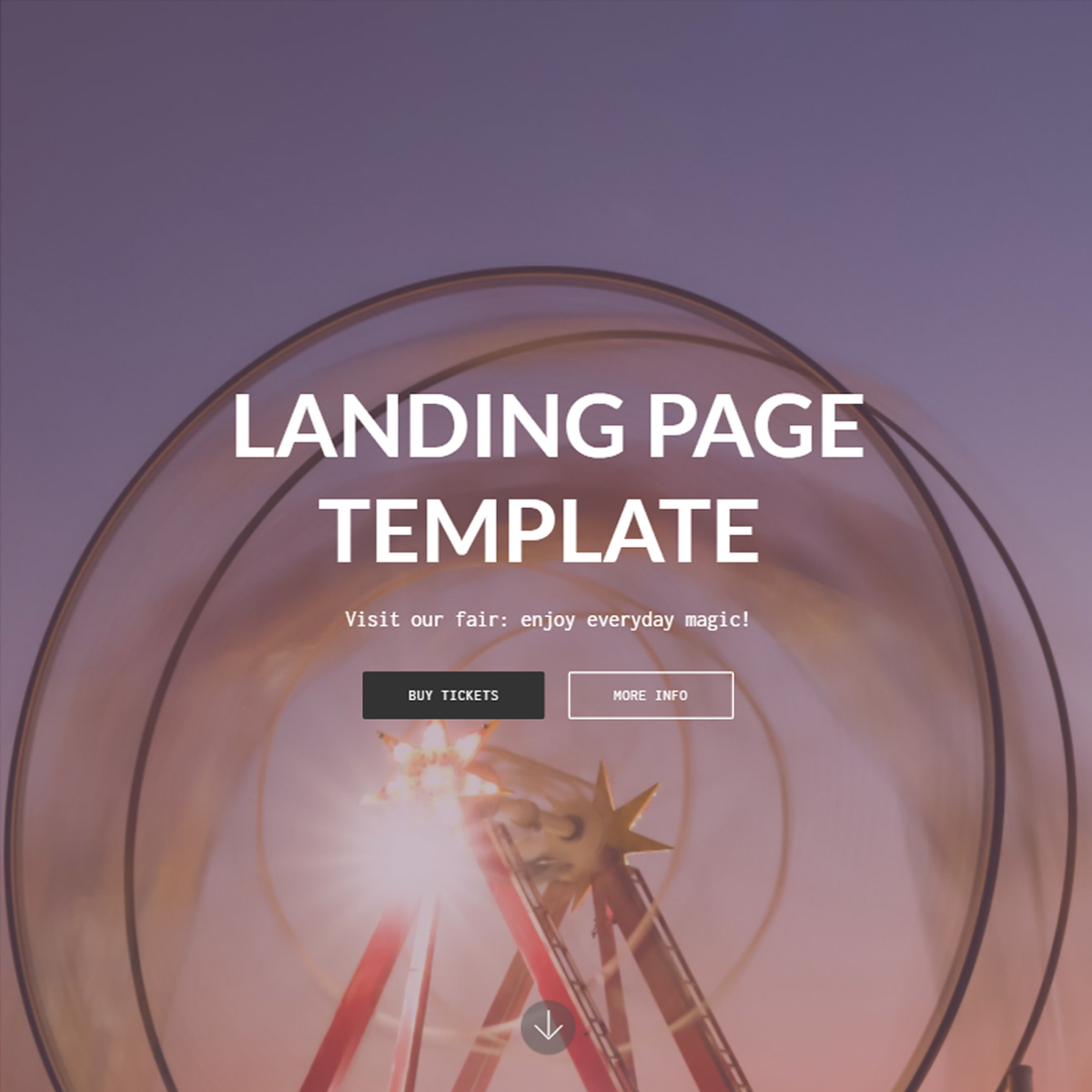 HTML Bootstrap Landing Templates