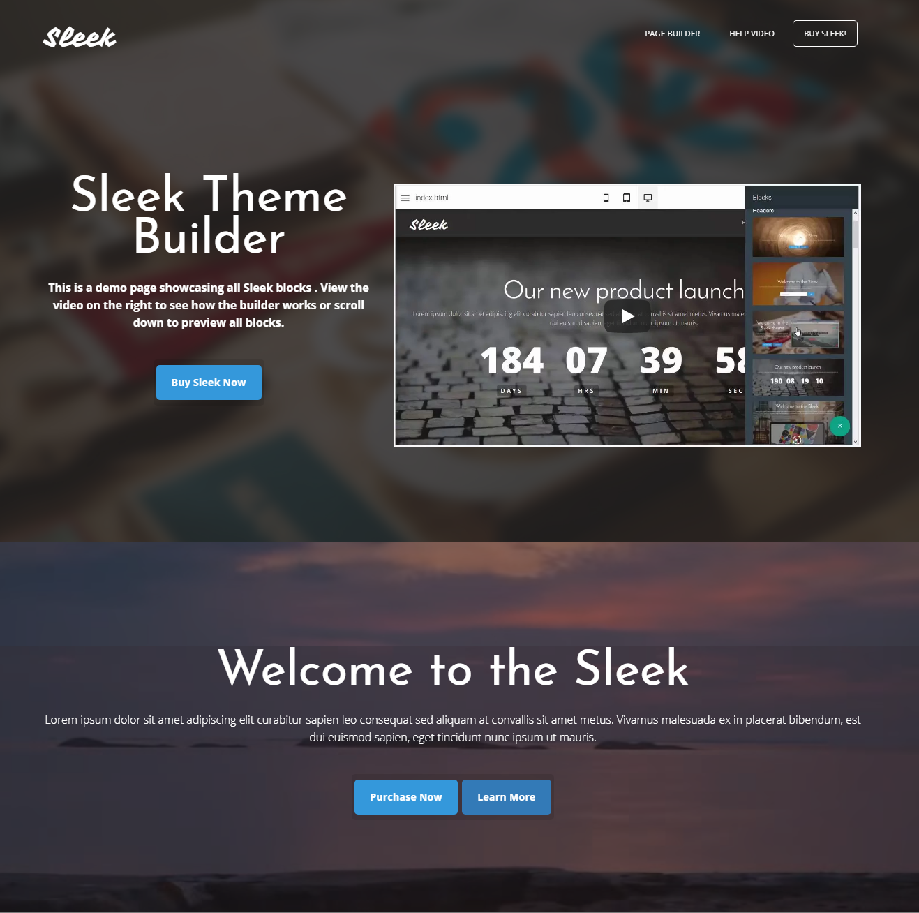 Free Download Bootstrap Sleek Templates