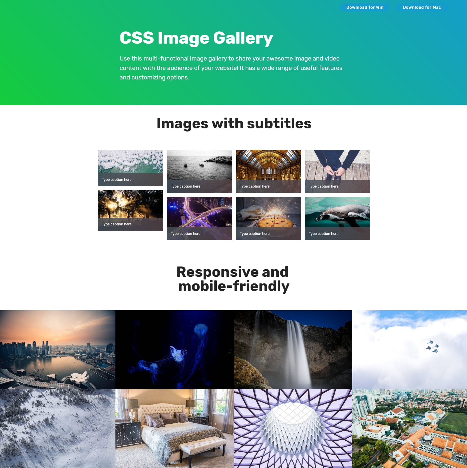 jQuery Bootstrap Picture Gallery