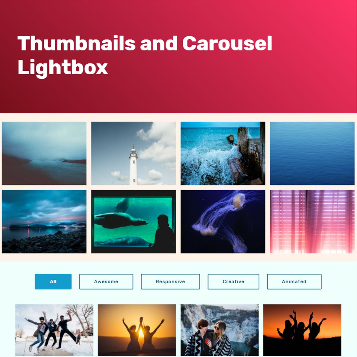 jQuery Bootstrap Picture Slideshow