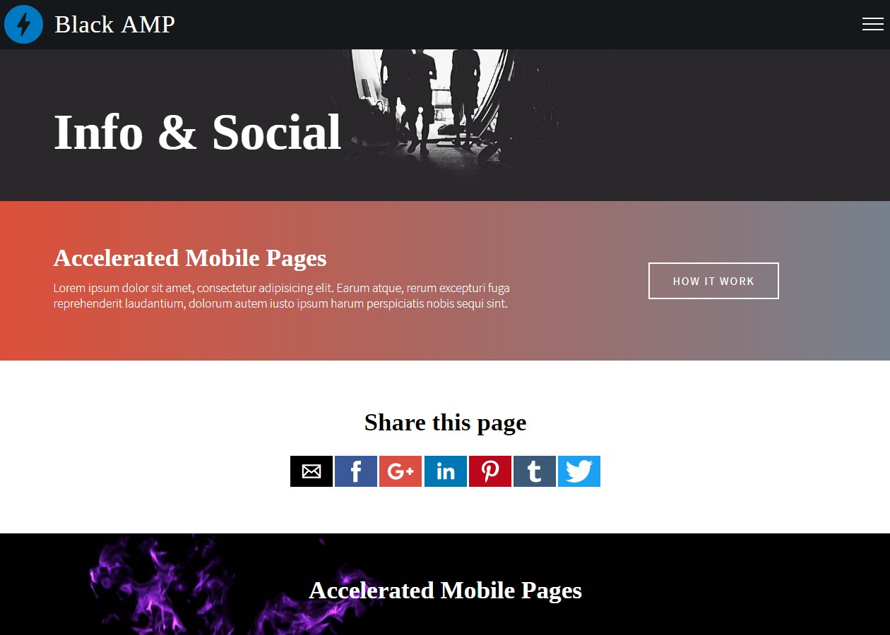 AMP HTML