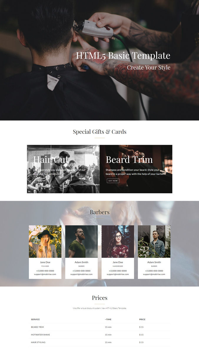 Basic Website Template