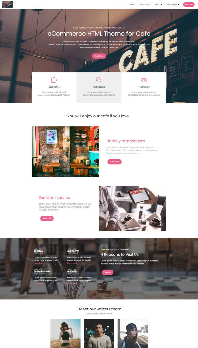 eCommerce Website Template