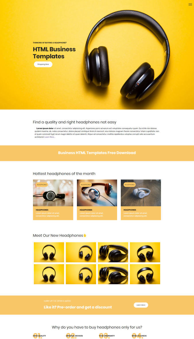 Business Website Template