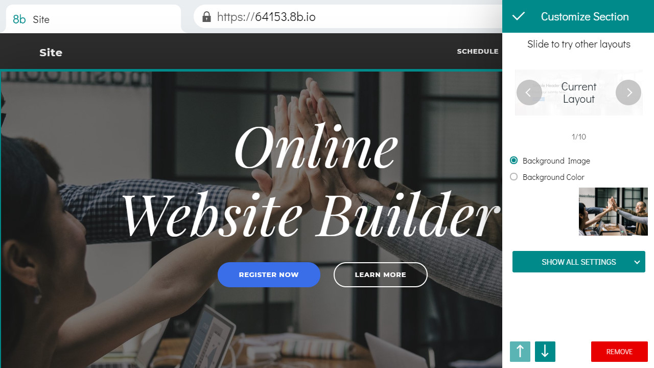 Mobile Web Builder